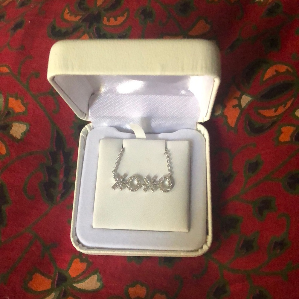 • Sterling Silver XOXO Necklace •